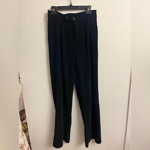 Dark Academia Corduroy TROUSERS Black XL